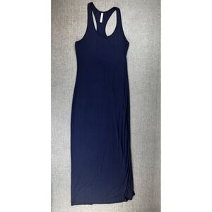 Fabletics Navy Blue Racerback Maxi Dress